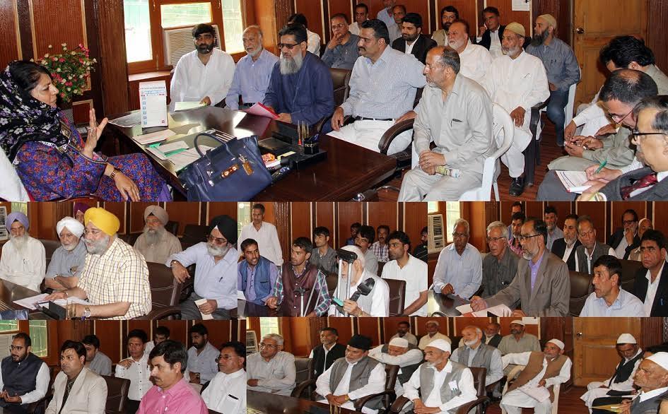 Several deputations call on CM during public hearing